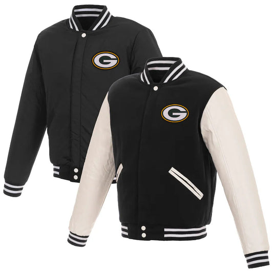 Green Bay Packers Reversible Varsity Jacket