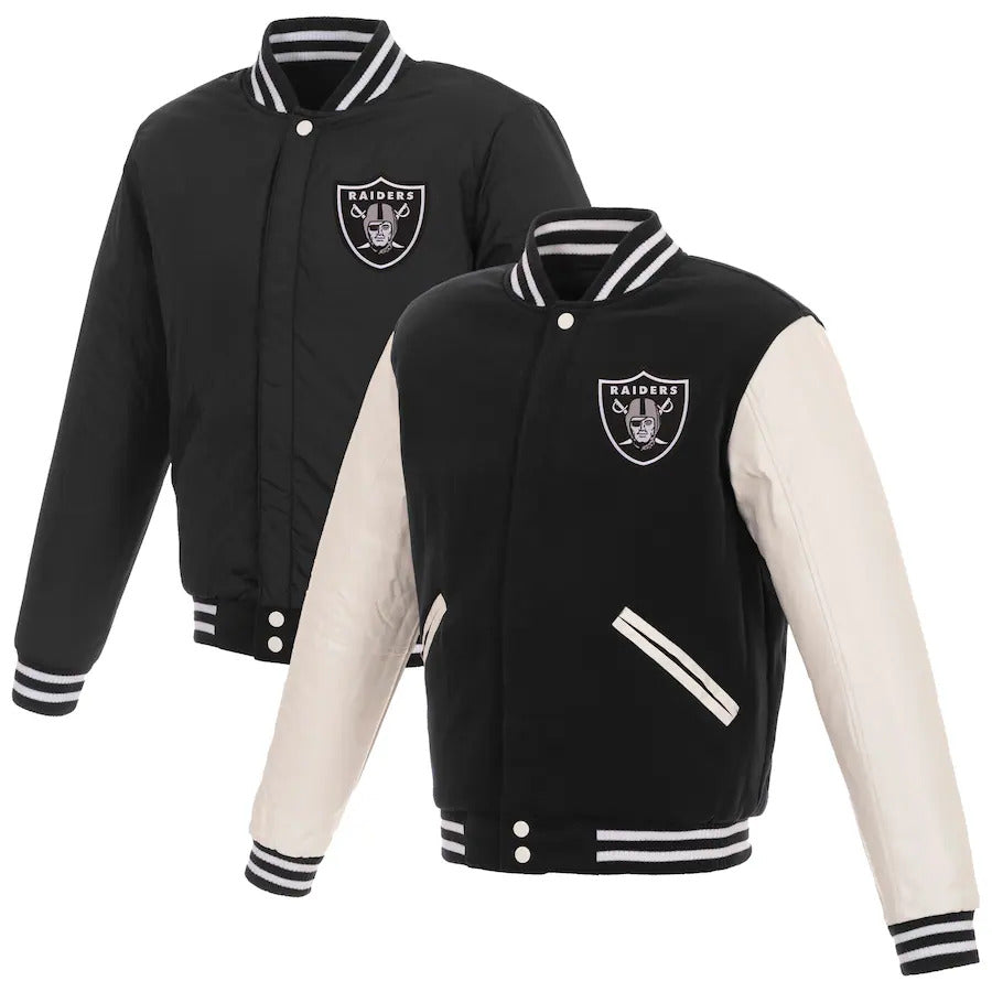 Las Vegas Raiders Reversible Varsity Jacket