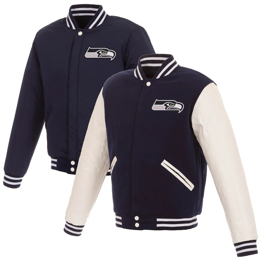 Seattle Seahawks Reversible Varsity Jacket