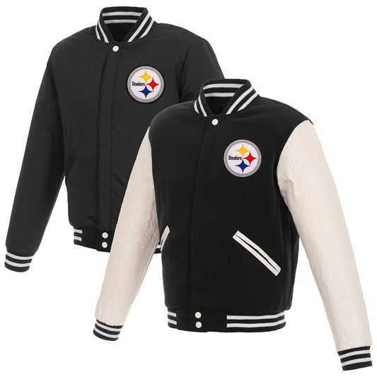 Pittsburgh Steelers Reversible Varsity Jacket