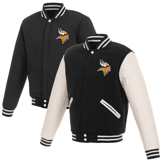 Minnesota Vikings Reversible Varsity Jacket