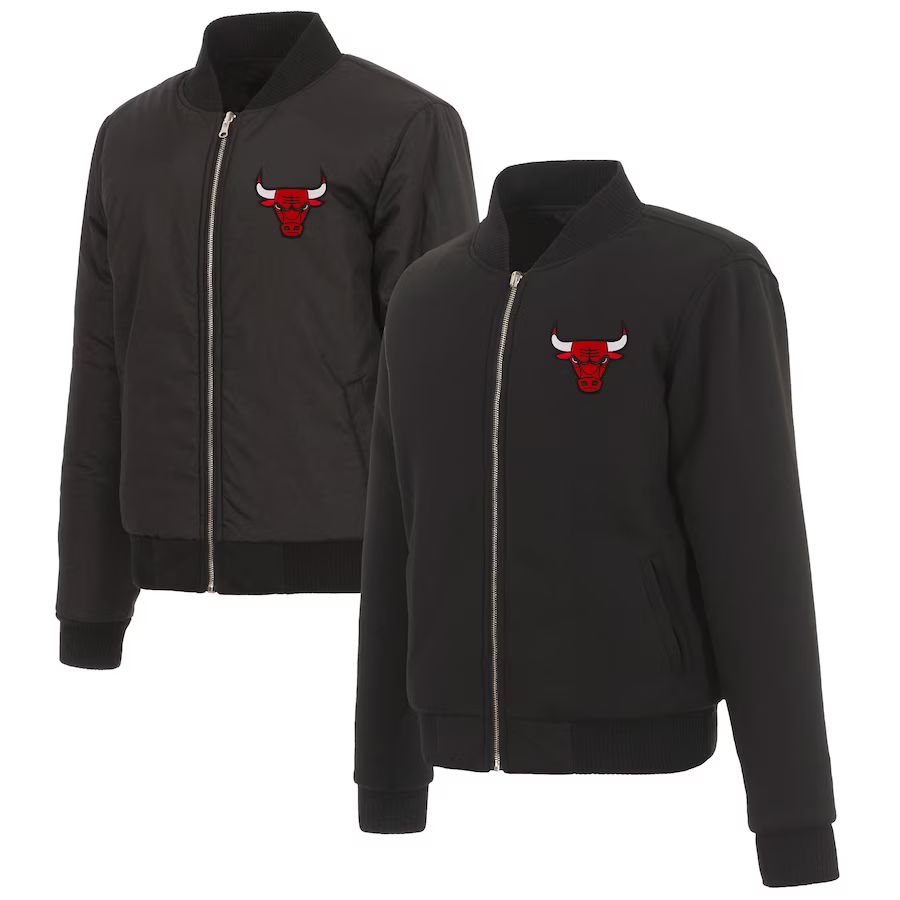 Chicago Bulls Ladies Reversible Fleece Jacket