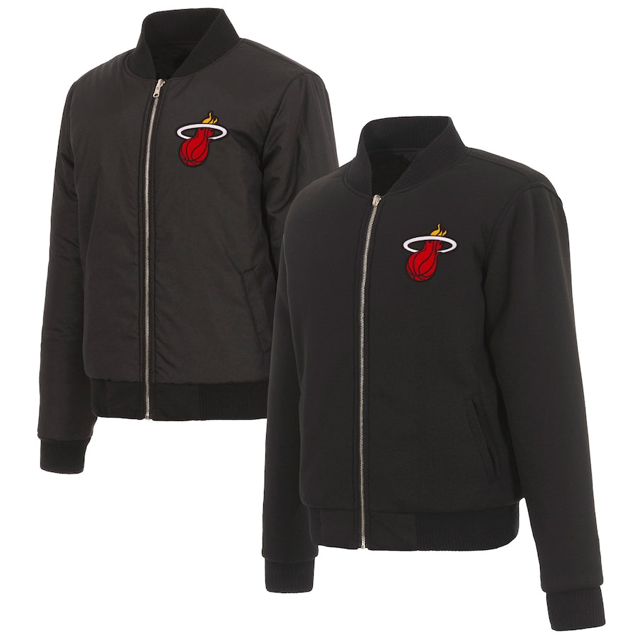 Miami Heat Ladies Reversible Fleece Jacket