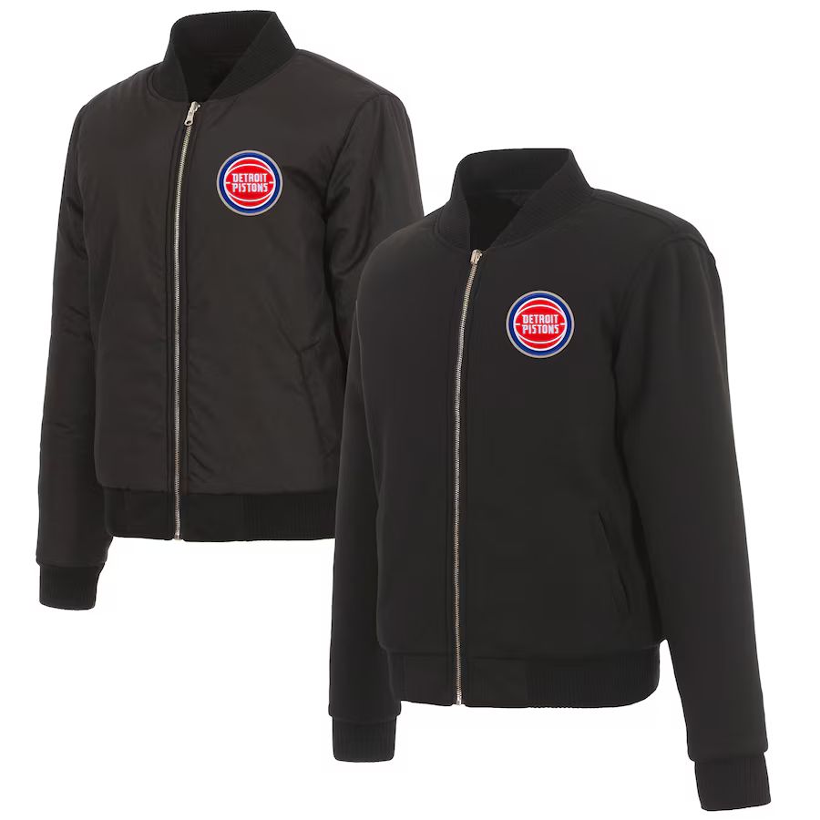 Detroit Pistons Ladies Reversible Fleece Jacket