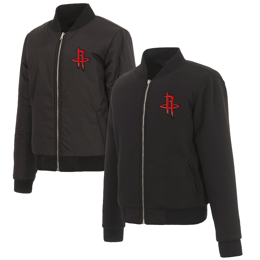 Houston Rockets Ladies Reversible Fleece Jacket