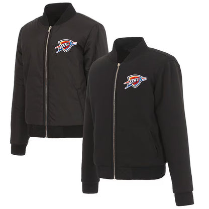 Oklahoma City Thunder Ladies Reversible Fleece Jacket