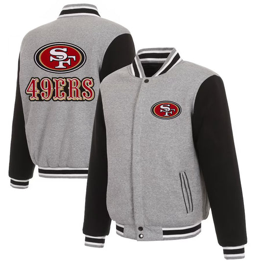 San Francisco 49ers Reversible Two-Tone Fleece Jacket