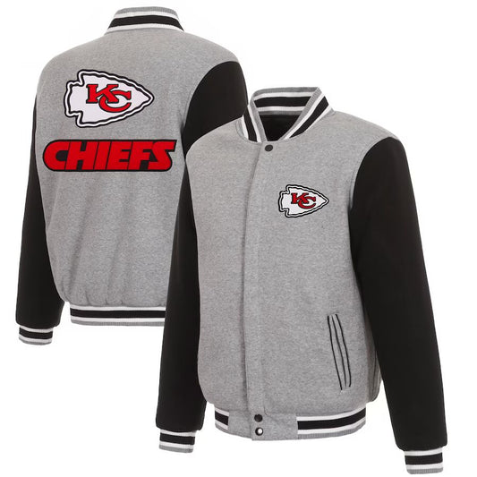 Kansas City Chiefs Reversible Two-Tone Fleece Jacket