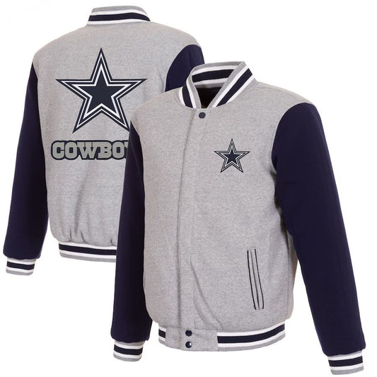 Dallas Cowboys Reversible Fleece Jacket