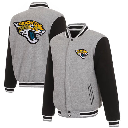 Jacksonville Jaguars Reversible Two-Tone Fleece Jacket