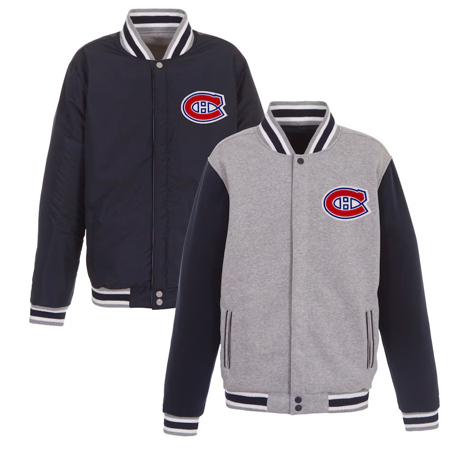 Montreal Canadiens Reversible Two-Tone Fleece Jacket