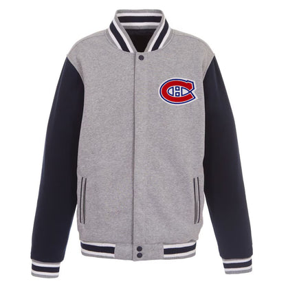 Montreal Canadiens Reversible Two-Tone Fleece Jacket