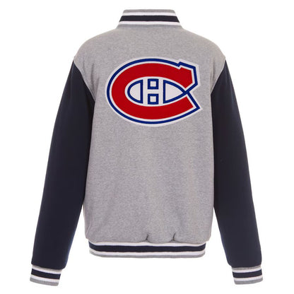 Montreal Canadiens Reversible Two-Tone Fleece Jacket