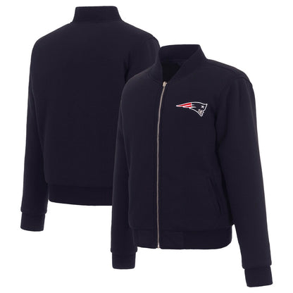 New England Patriots Ladies Reversible Fleece Jacket