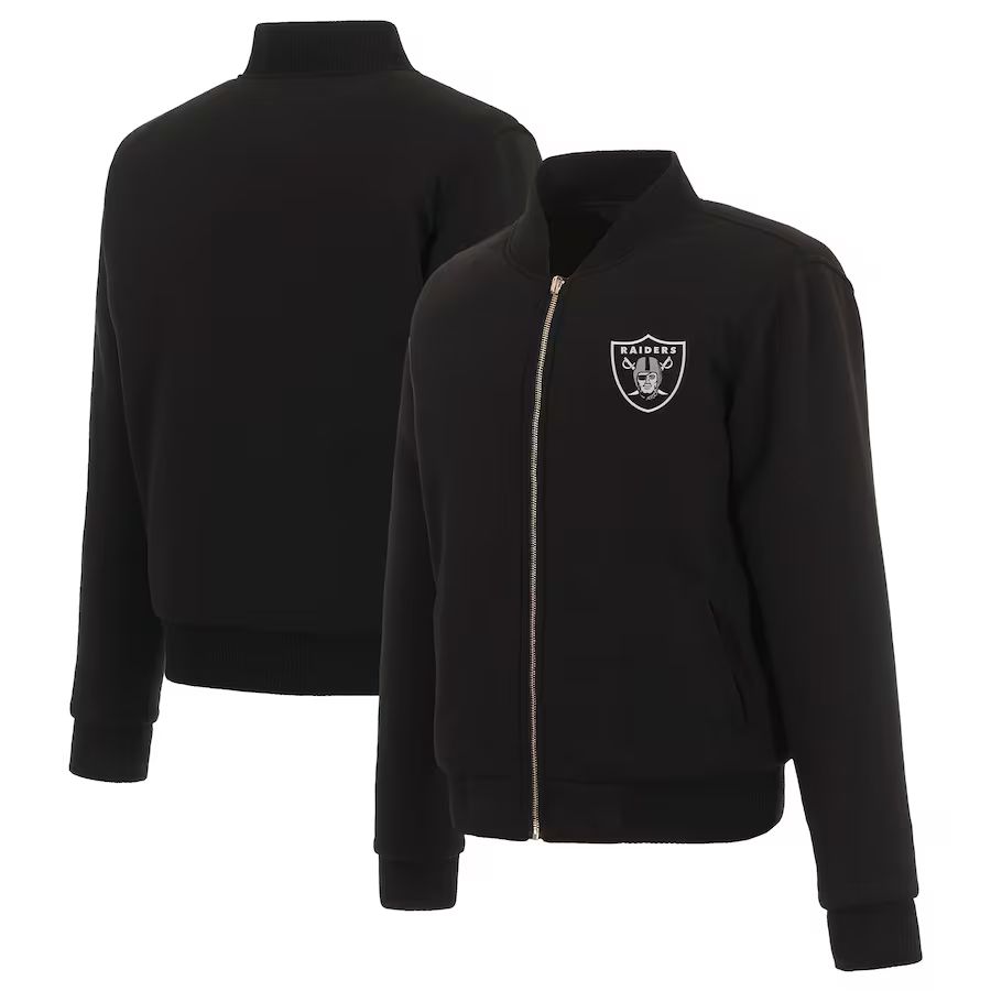 Las Vegas Raiders Ladies Reversible Fleece Jacket