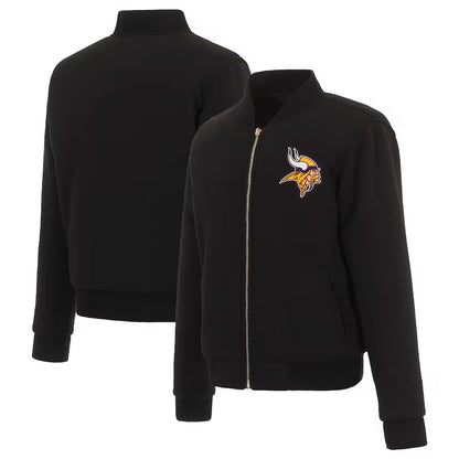 Minnesota Vikings Ladies Reversible Fleece Jacket