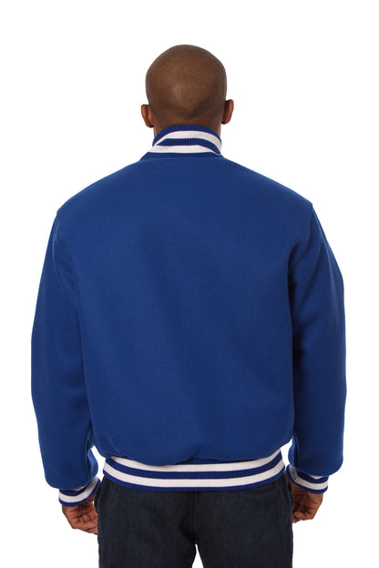 All-Wool Varsity Jacket in Royal