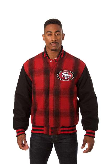 San Francisco 49ers All-Wool Plaid Jacket