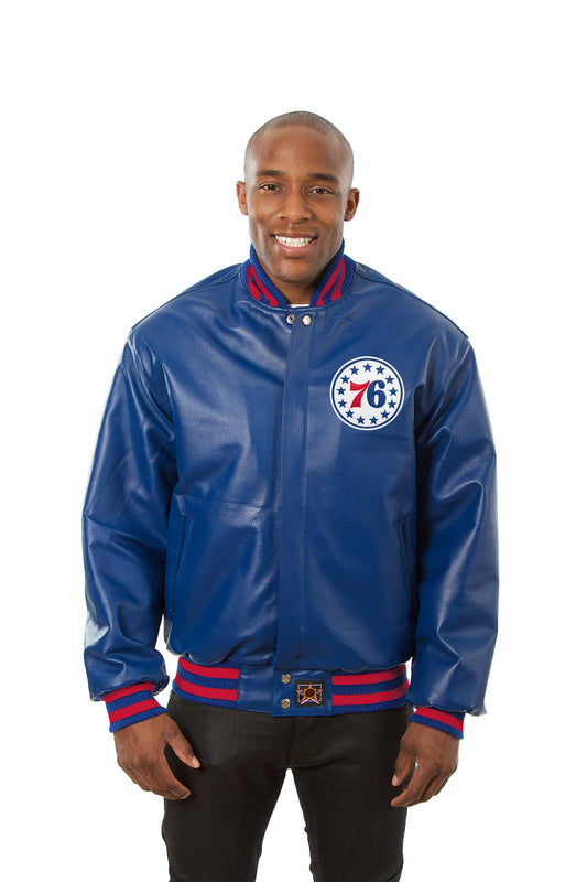 Philadelphia 76ers Full Leather Jacket