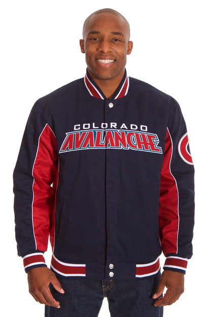 Colorado Avalanche Reversible Twill Jacket