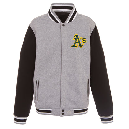 Oakland A's Reversible Fleece Jacket