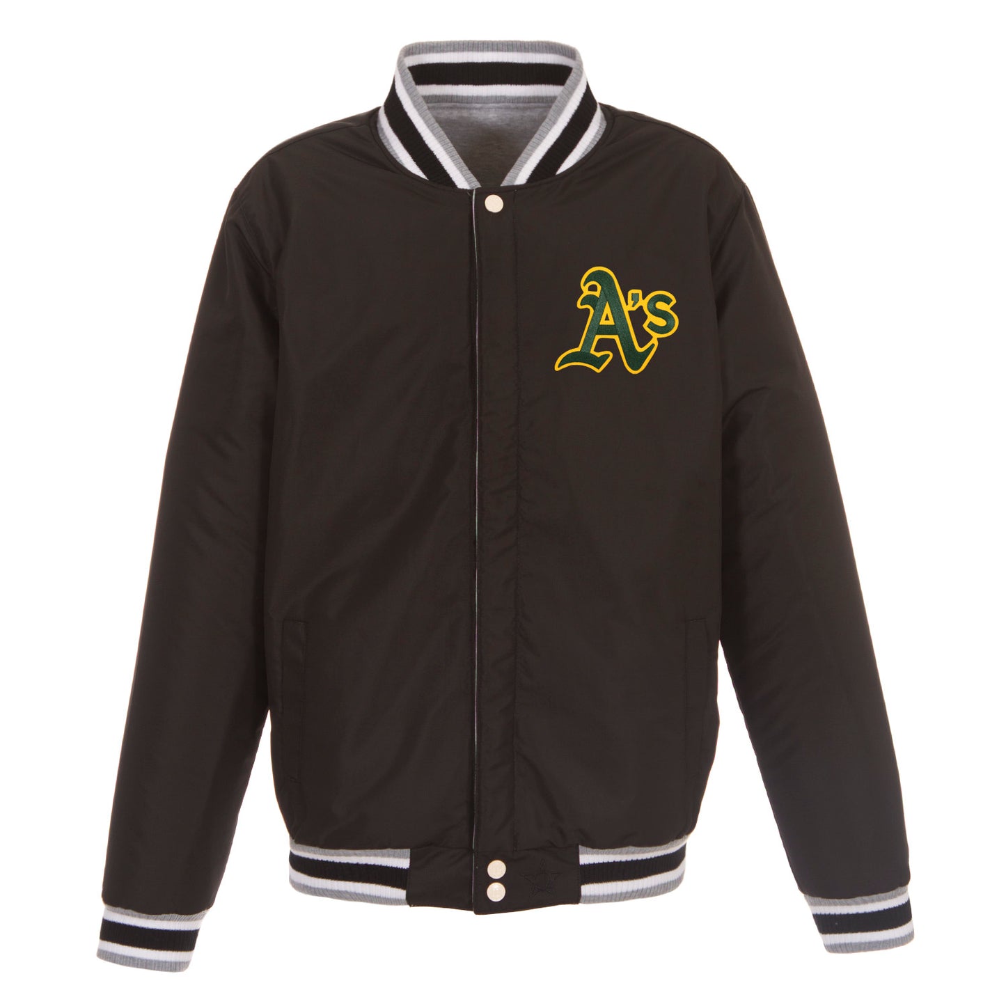 Oakland A's Reversible Fleece Jacket