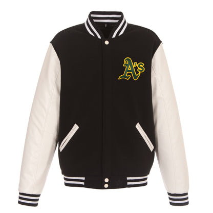 Oakland A's Reversible Varsity Jacket