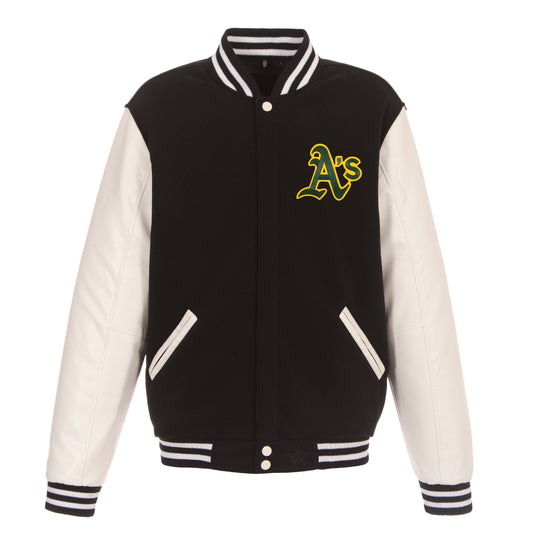 Oakland A's Reversible Varsity Jacket