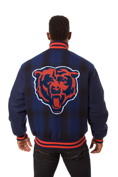 Chicago Bears All-Wool Plaid Jacket