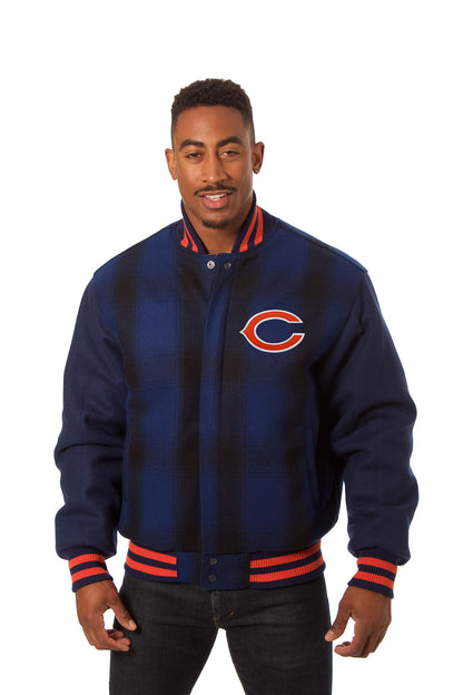 Chicago Bears All-Wool Plaid Jacket