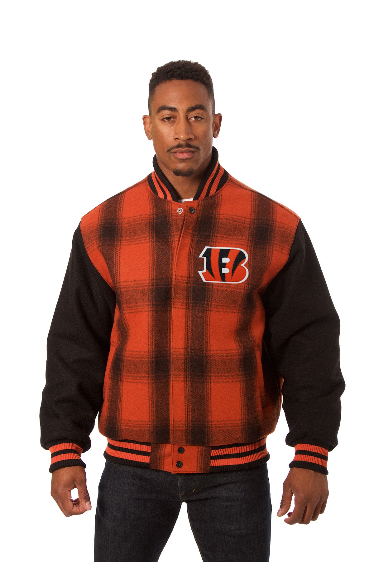 Cincinnati Bengals All-Wool Plaid Jacket