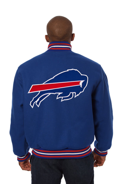 Buffalo Bills Embroidered Wool Jacket