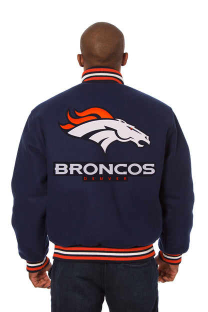 Denver Broncos Embroidered Wool Jacket