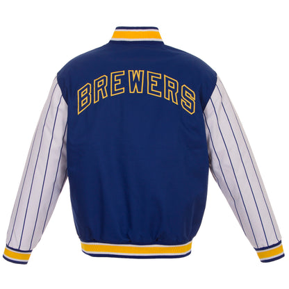 Milwaukee Brewers Poly-Twill Jacket