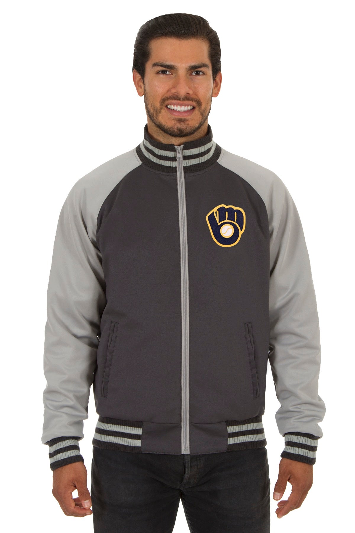 Milwaukee Brewers Reversible Polyester Track Jacket