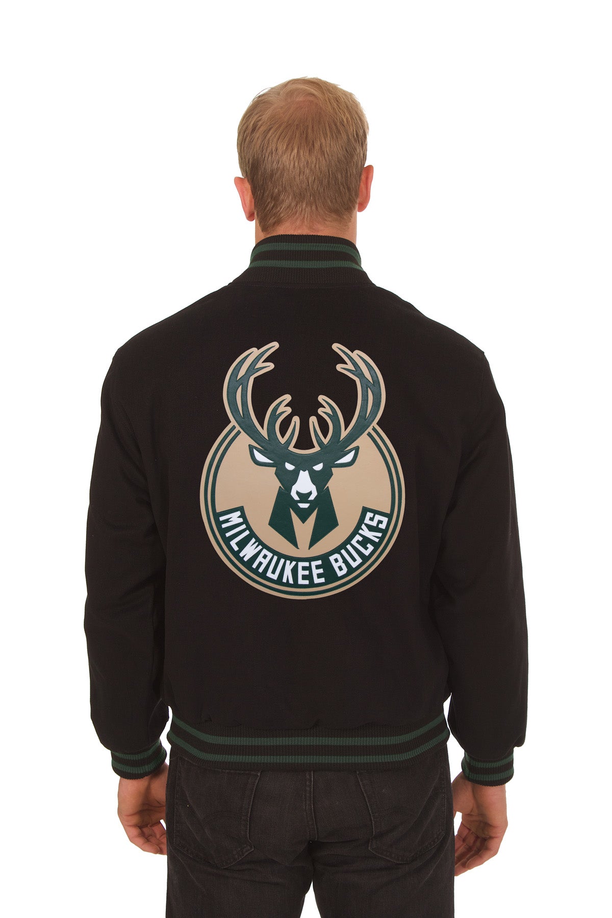 Milkwaukee Bucks Embroidered Wool Jacket