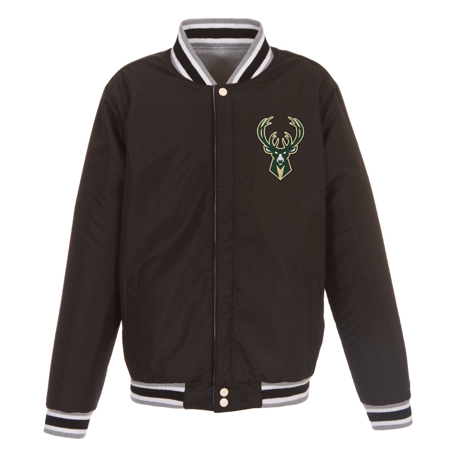 Milwaukee Bucks Reversible Fleece Jacket