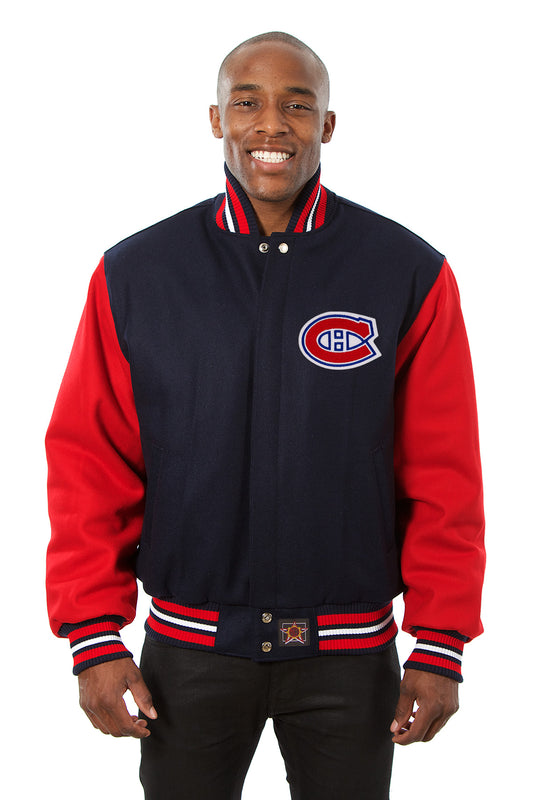 Montreal Canadiens Embroidered Wool Jacket