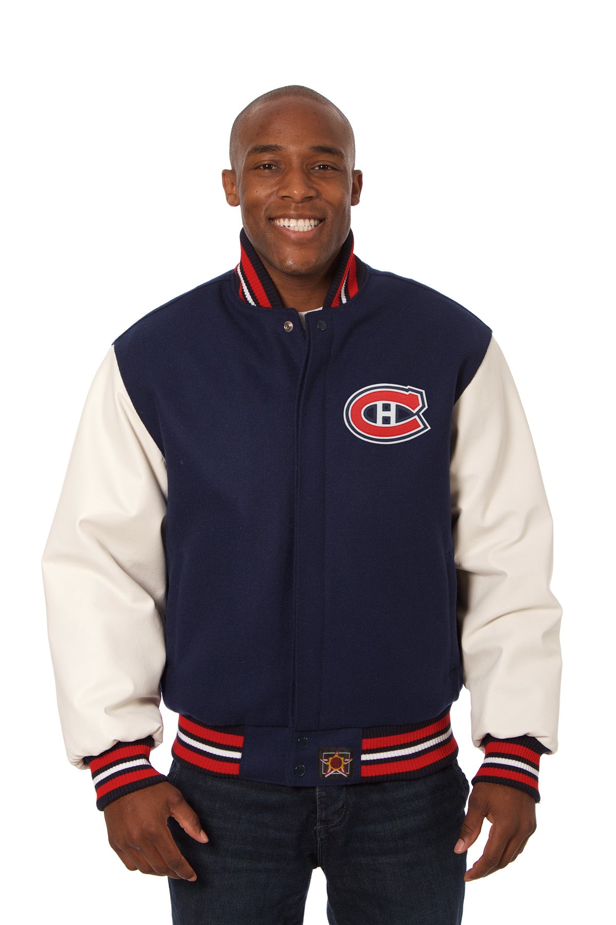 Montreal Canadians Domestic Wool and Leather Jacket