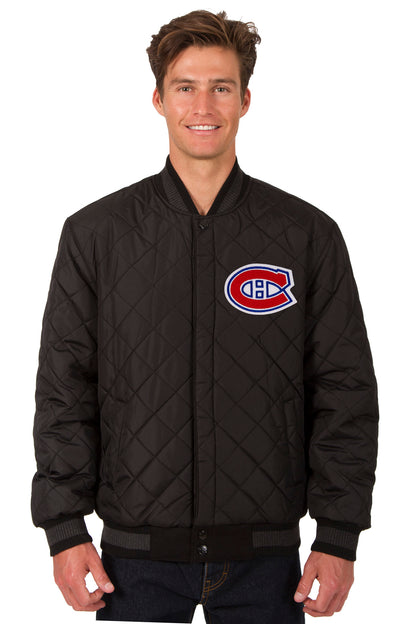 Montreal Canadiens Wool and Leather Reversible Jacket