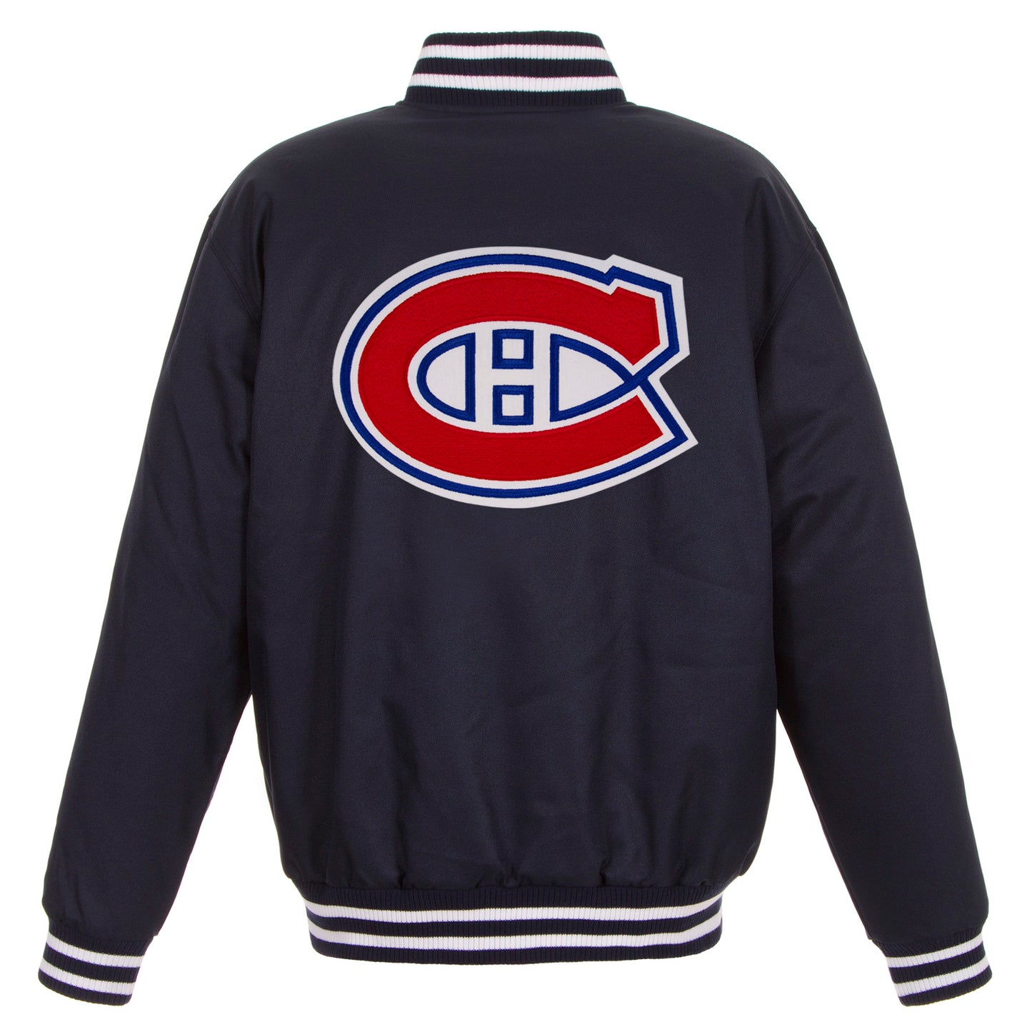 Montreal Canadiens Poly-Twill Jacket (Front and Back Logo)