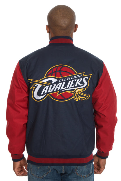 Cleveland Cavaliers Faux Leather-Coated Polyester Jacket