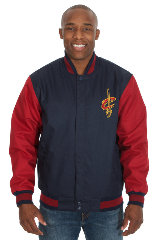 Cleveland Cavaliers Faux Leather-Coated Polyester Jacket