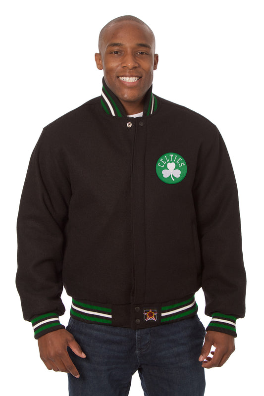 Boston Celtics Embroidered Wool Jacket