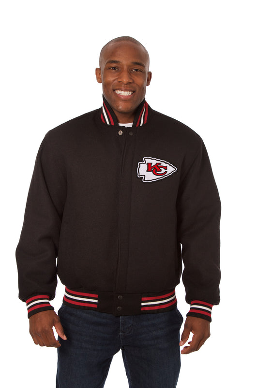 Kansas City Chiefs Embroidered Wool Jacket