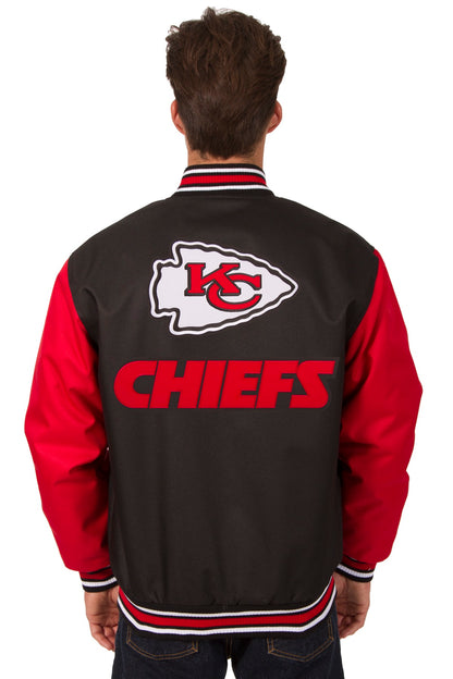 Kansas City Chiefs Poly-Twill Jacket (Front and Back Logo)
