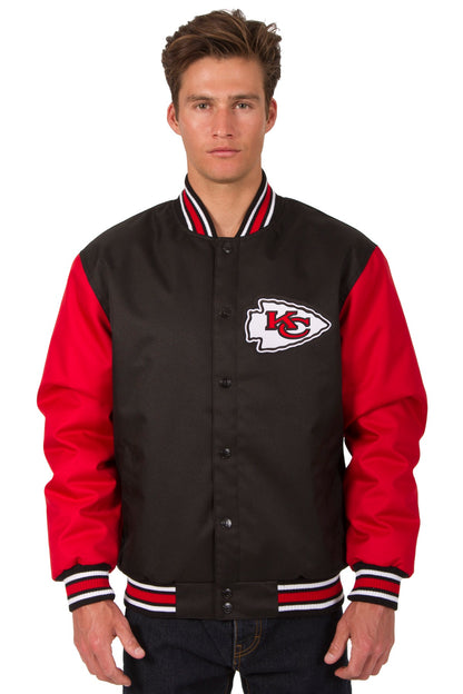 Kansas City Chiefs Poly-Twill Jacket (Front and Back Logo)