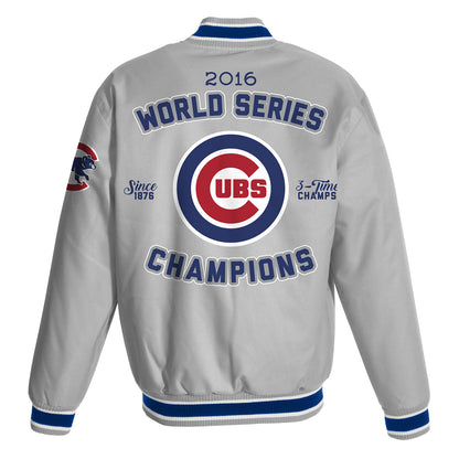 Chicago Cubs Championship Poly-Twill Jacket