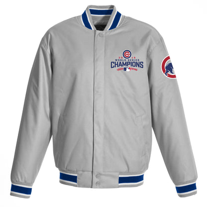 Chicago Cubs Championship Poly-Twill Jacket