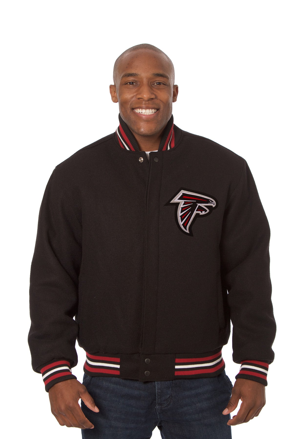 Atlanta Falcons Embroidered Wool Jacket